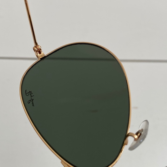 Authentic Ray Ban Aviator Sunglasses Gold - Picture 10 of 10